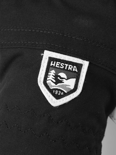 Hestra Dames Handschoenen Heli Ski Mitt Black & Offwhite - afb. 2